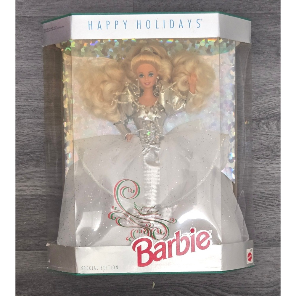 Vintage 1992 Happy Holidays Barbie Doll Special Edition Mattel New In Box - NRFB